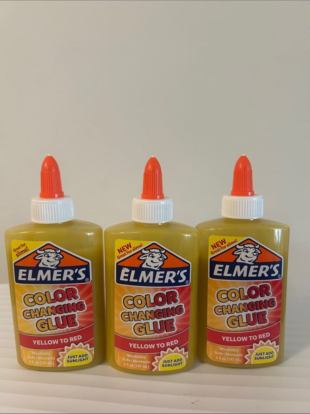 Color Changing Glue - Yellow (3-Pack)
